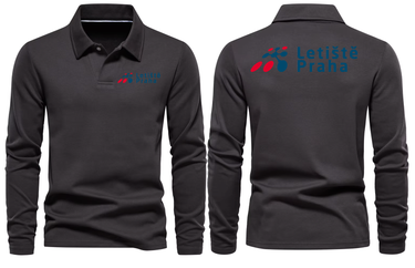 PRAHA AIRPORT LONG SLEEVE POLO